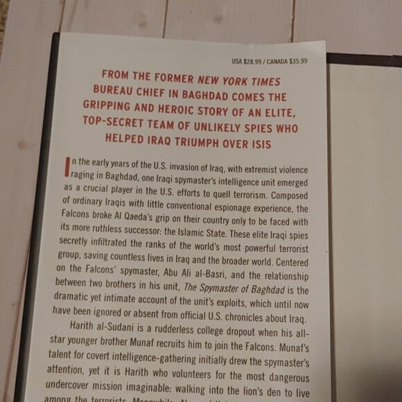 3/$13 The Spy Master Of Baghdad By Margaret Coker Adult Non Fiction Book Isis - Picture 2 of 8